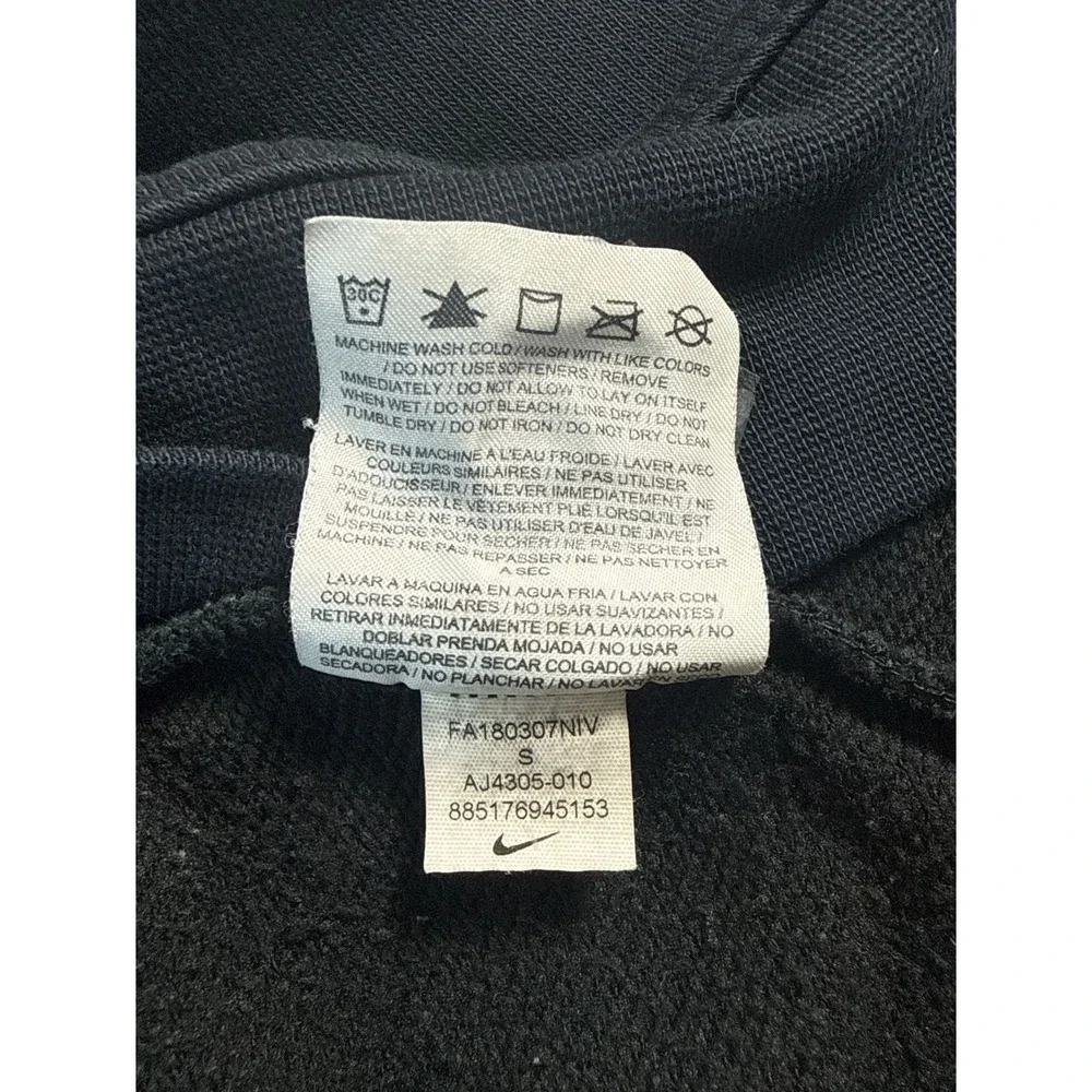 Nike Sportswear Essential Women's Big Swoosh Cropped Fleece Crew Sweatshirt, S